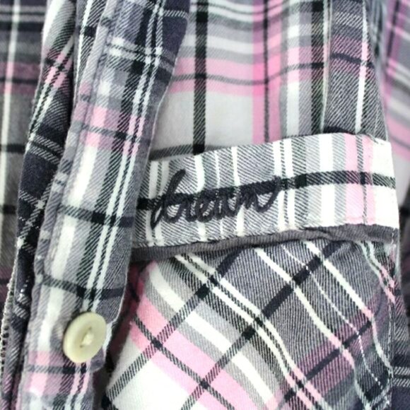 Victoria Secret PJ Top Flannel Small - Picture 2 of 7